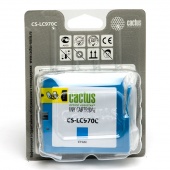 Картридж струйный Cactus CS-LC970C голубой для Brother DCP-135C/150C/MFC-235C/260C (20мл)