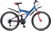 Велосипед STINGER 26" BANZAI 20" синий(26SFV.BANZAI.20BL6, TZ30/TY21/RS35)