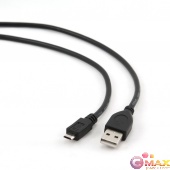 Кабель USB 2.0 Pro Cablexpert CC-mUSB2-AMBM-1M, AM/microBM 5P, 1м, экран, черный, пакет