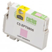 Картридж струйный Cactus CS-EPT0806 светло-пурпурный для Epson Stylus Photo P50/PX650/PX660/PX700/PX
