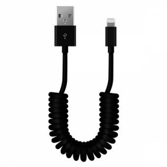 Дата-кабель Smartbuy USB - 8-pin для Apple, спиральный