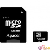 micro SD карта памяти Apacer (с адаптером SD)