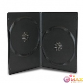 Футляр тонкий DVD 2 черный глянц.9mm