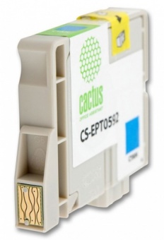 Картридж струйный Cactus CS-EPT0592 голубой для Epson Stylus Photo R2400 (14.8мл)