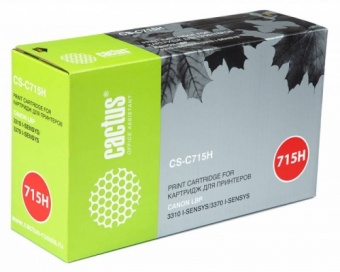 Тонер Картридж Cactus CS-C715H черный для Canon i-Sensys 3310/3370 (7000стр.)
