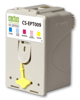Картридж струйный Cactus CS-EPT009 многоцветный для Epson Stylus Photo 1270/1290 (46мл)