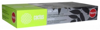 Тонер Картридж Cactus CS-TK475 черный для Kyocera FS-6025/B/6030 (15000стр.)