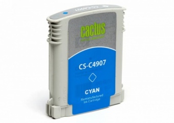 Картридж струйный Cactus CS-C4907 №940 голубой для HP DJ Pro 8000/8500 (2100стр.)