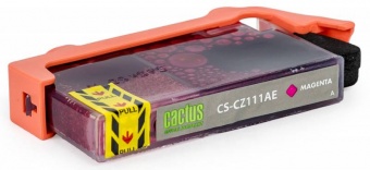 Картридж струйный Cactus CS-CZ111AE №655 пурпурный для HP DJ IA 3525/5525/4515/4525 (14.6мл)